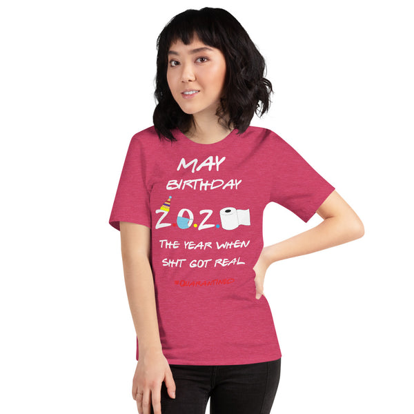 May Birthday Short-Sleeve Unisex T-Shirt