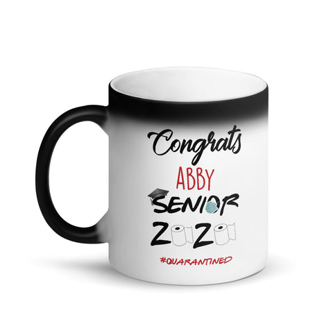 Graduation Gift Matte Black Magic Mug