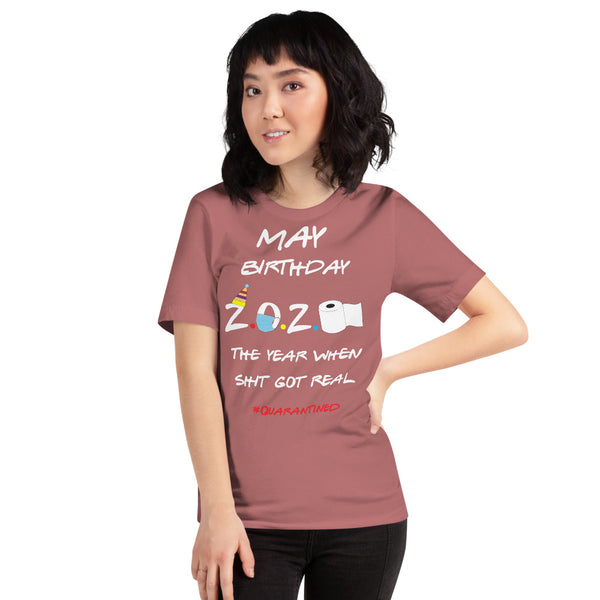 May Birthday Short-Sleeve Unisex T-Shirt