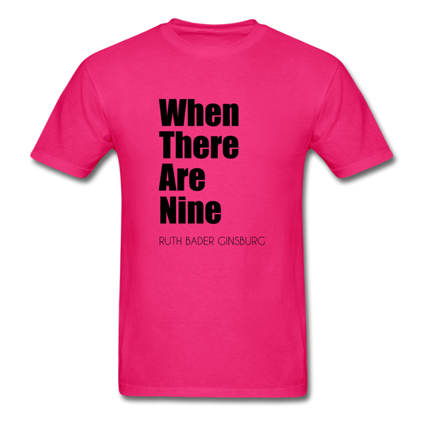 When There Are Nine RBG - fuchsia